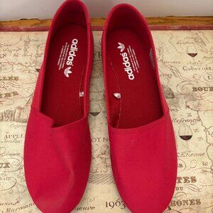 🔥 LIKE NEW ADIDAS SLIP-ON CANVAS - BURGUNDY 🔥